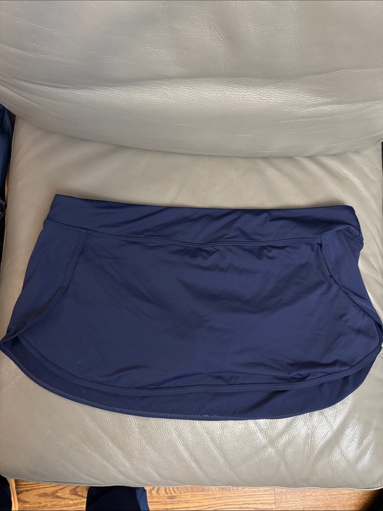 Athleta Other - Athleta Navy Blue Swim Skirt size XL
